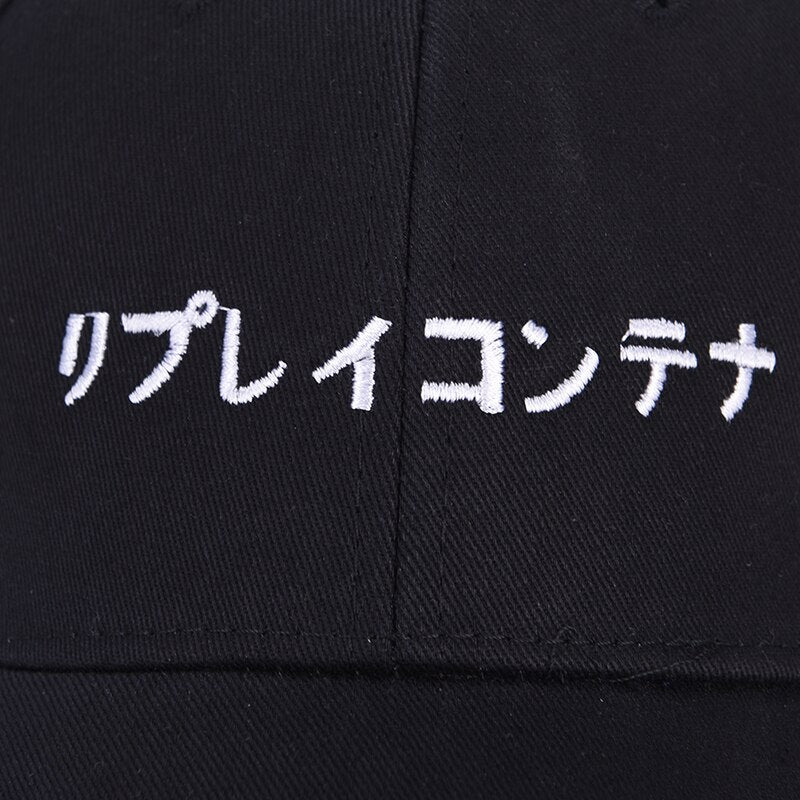Baseball Cap with Japanese Writing 'Hinode' - Image 4