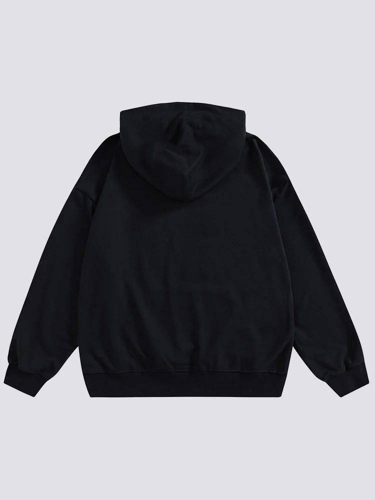 Black Japanese-Inspired Hoodie - Image 2