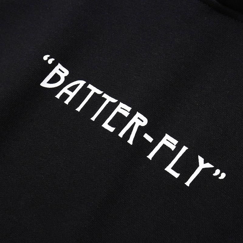 Butterfly Pattern Sweatshirt 'Cho' - Image 5