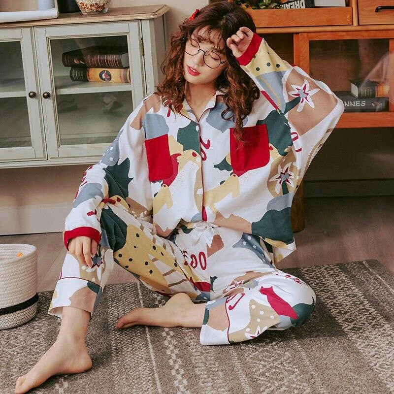 Colorful Cotton Pajamas - Image 3