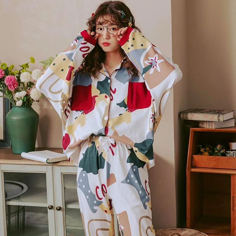Colorful Cotton Pajamas - Image 4