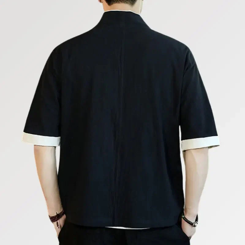 Cotton Kimono Jacket 'iKON' - Image 3