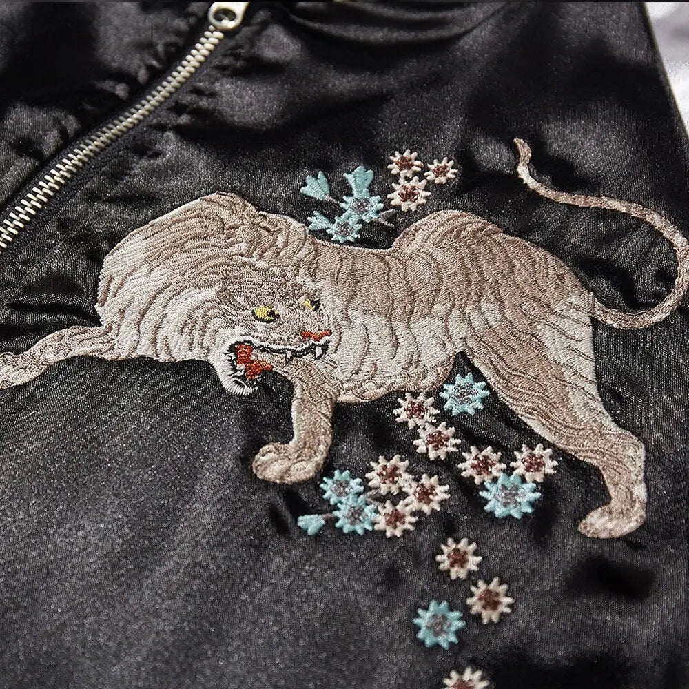 Embroidered Sukajan Tiger Design 'Kasutamu' - Image 5