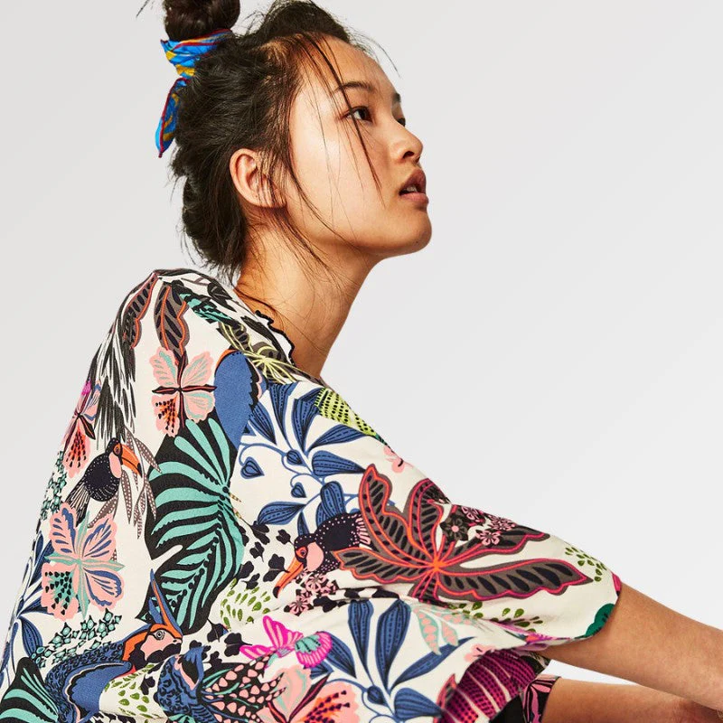Floral Kimono Jacket for Women 'Seijiri' - Image 4