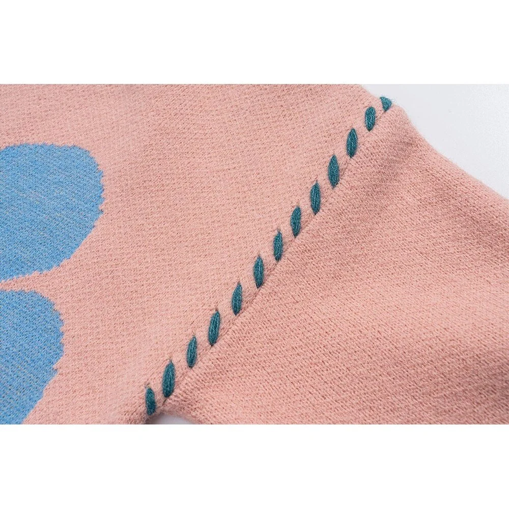 Flower Design Sweater 'Uru' - Image 5