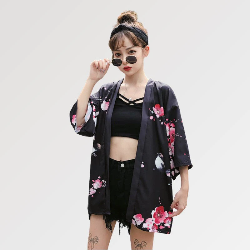 Geisha Kimono Jacket 'Sunpyre' - Image 4
