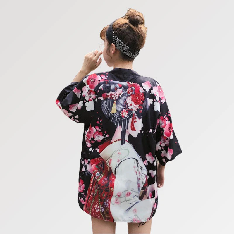 Geisha Kimono Jacket 'Sunpyre' - Image 7