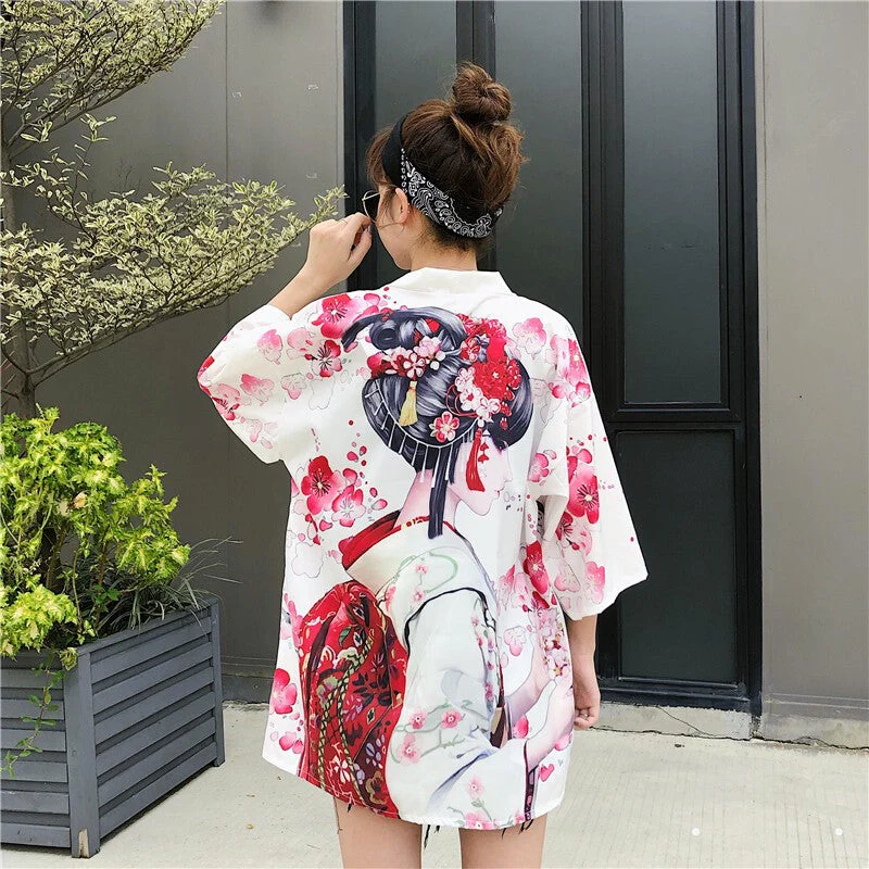 Geisha Kimono Jacket 'Sunpyre' - Image 8