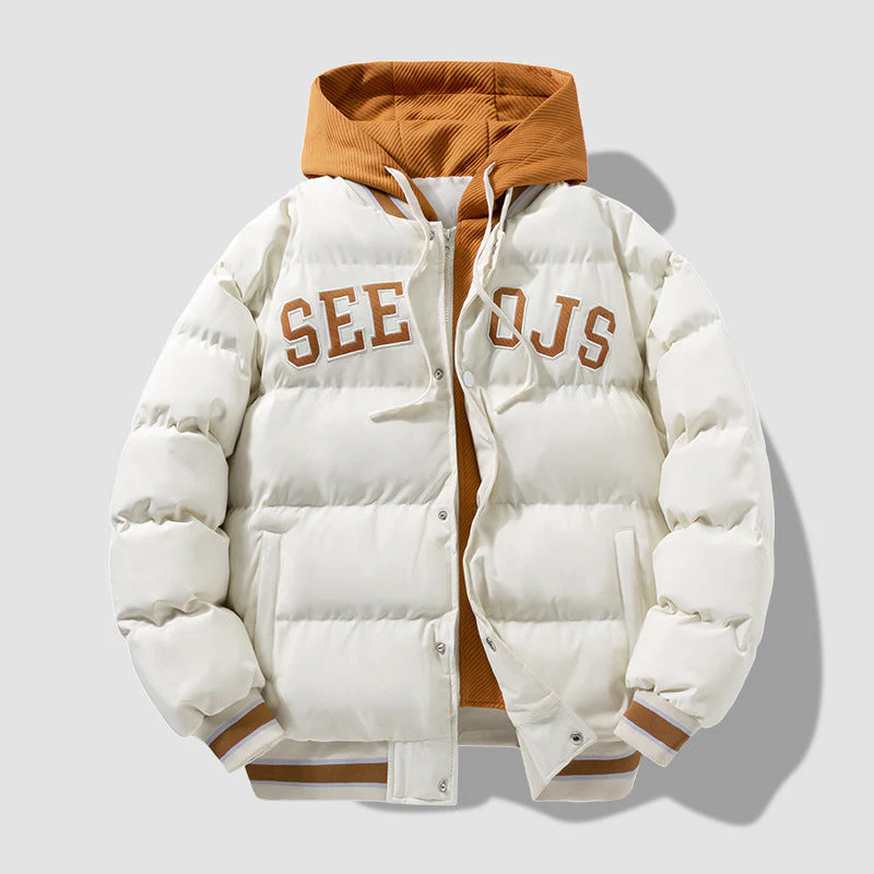 Hooded Streetwear Down Jacket 'Shenyang' - Image 3