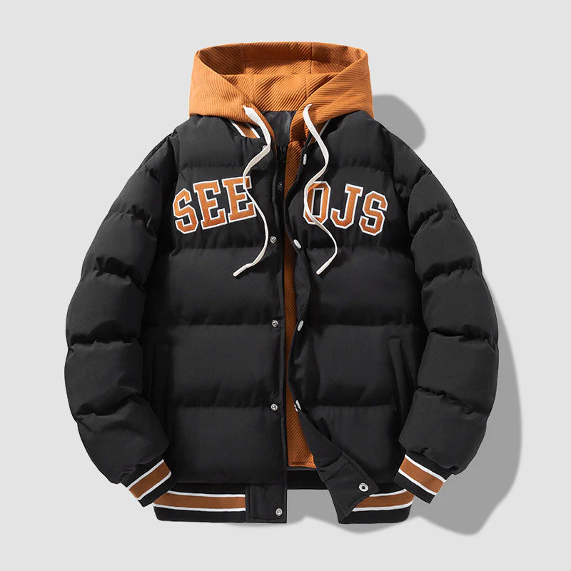 Hooded Streetwear Down Jacket 'Shenyang' - Image 4