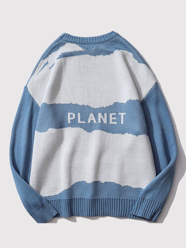 Japanese Anime Inspiration Sweater 'Planet' - Image 3