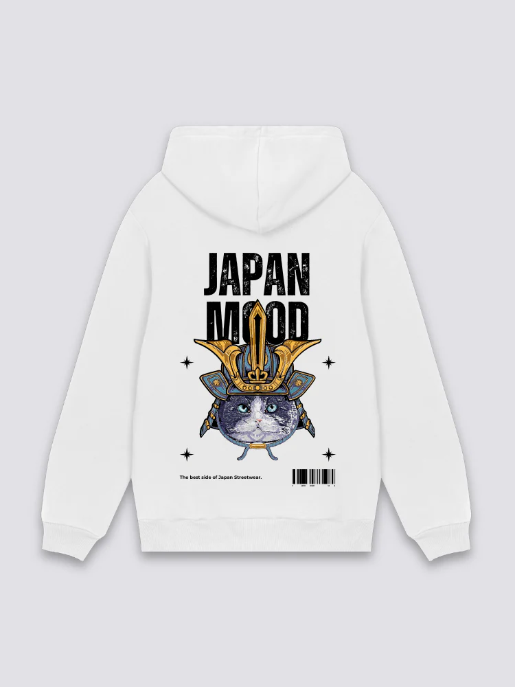 Japanese Cat Design Sweatshirt - Image 3