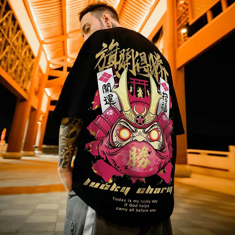 Japanese Daruma Shirt 'Lucky Charm' - Image 3