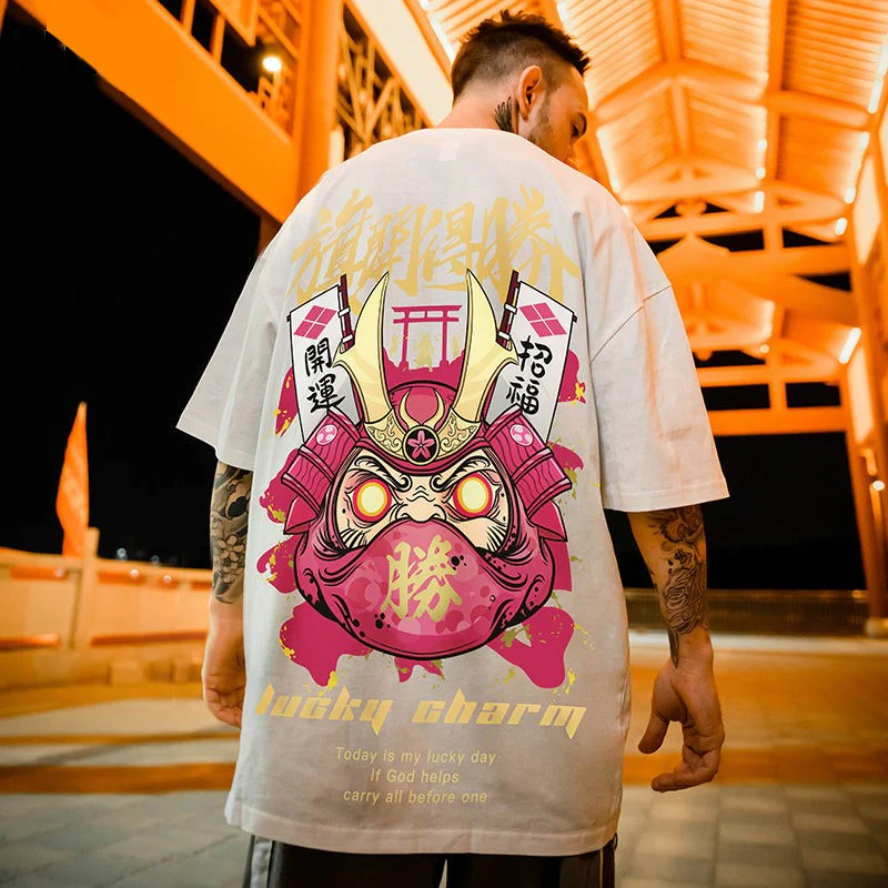 Japanese Daruma Shirt 'Lucky Charm' - Image 4