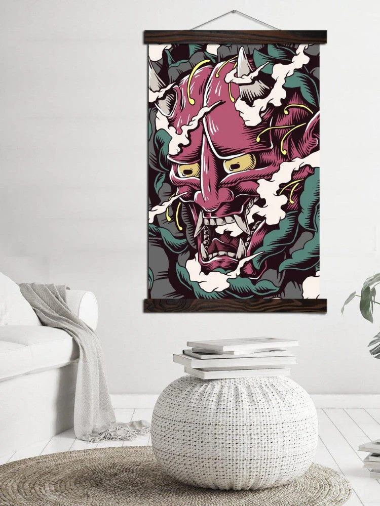 Japanese Demon Painting 'Hannya' - Image 3