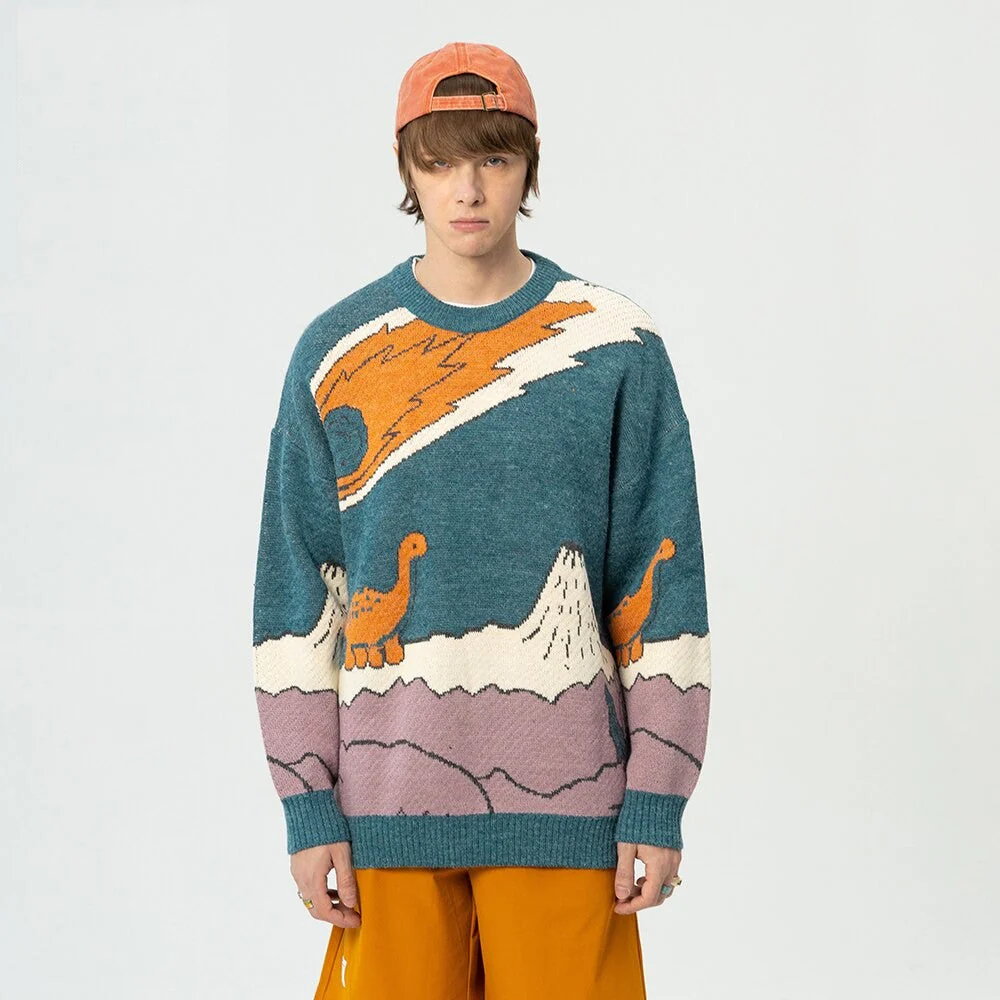 Japanese Dinosaur Sweater 'Kyoryu' - Image 5