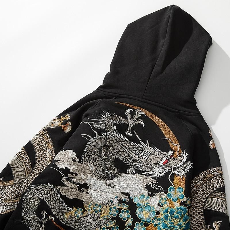Japanese Doragon Hoodie 'Shizuka' - Image 3