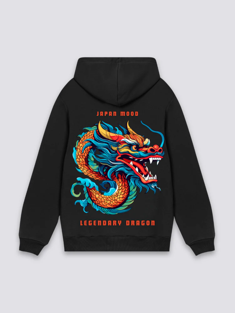 Japanese Dragon Sweatshirt - Image 3