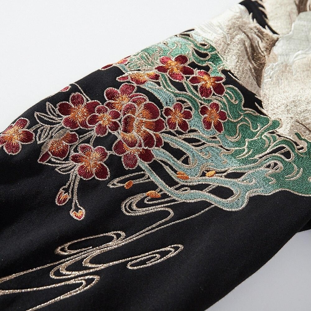 Japanese Embroidered Hoodie 'Tori' - Image 5