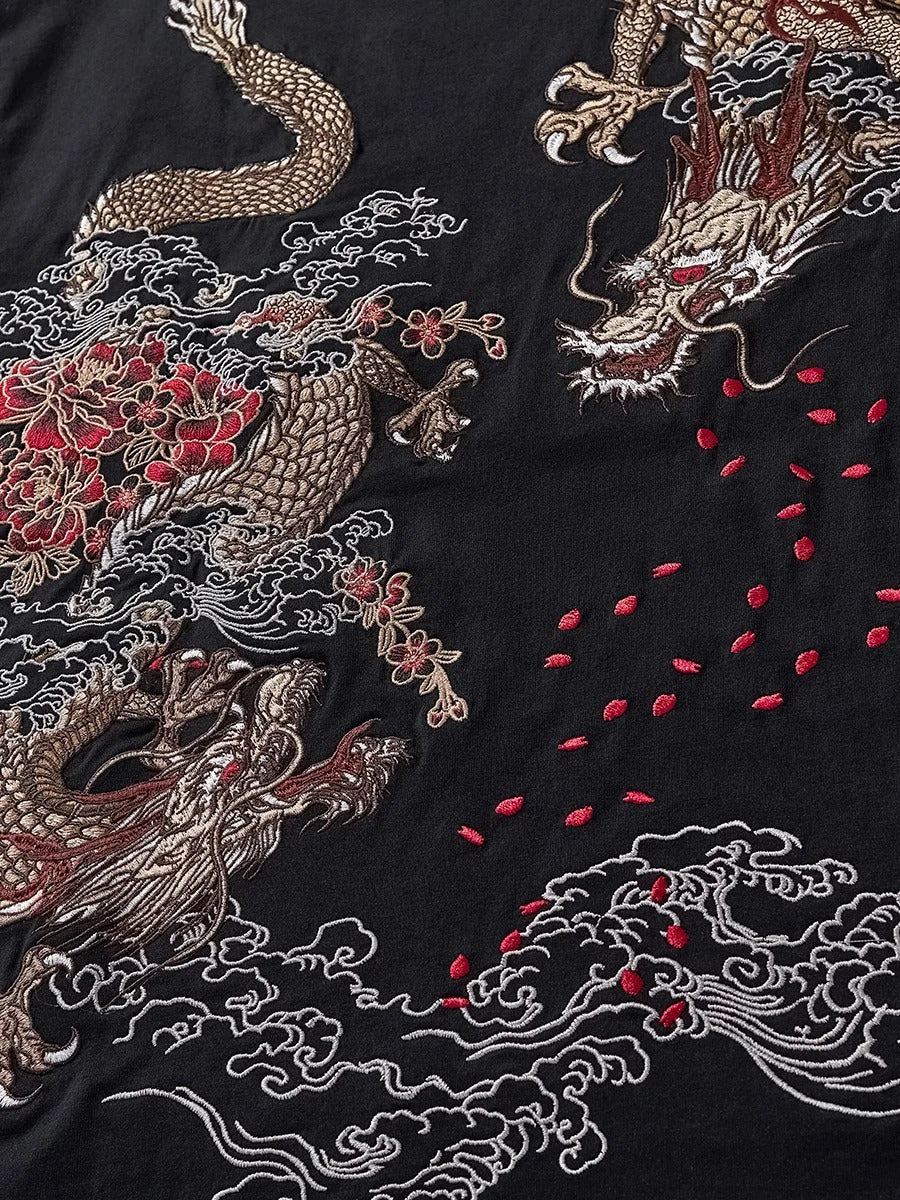 Japanese Embroidered Shirt 'Doragon' - Image 3