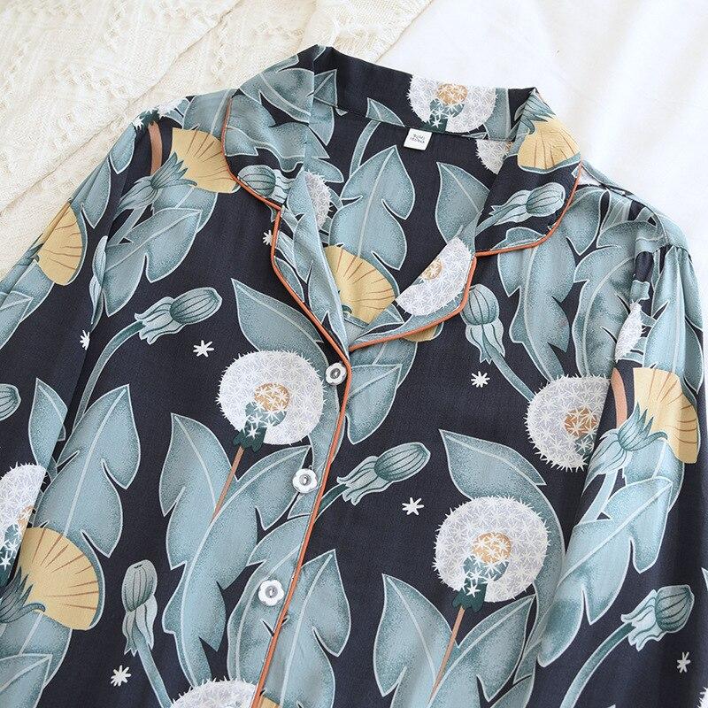 Japanese Floral Pajamas Set - Image 3