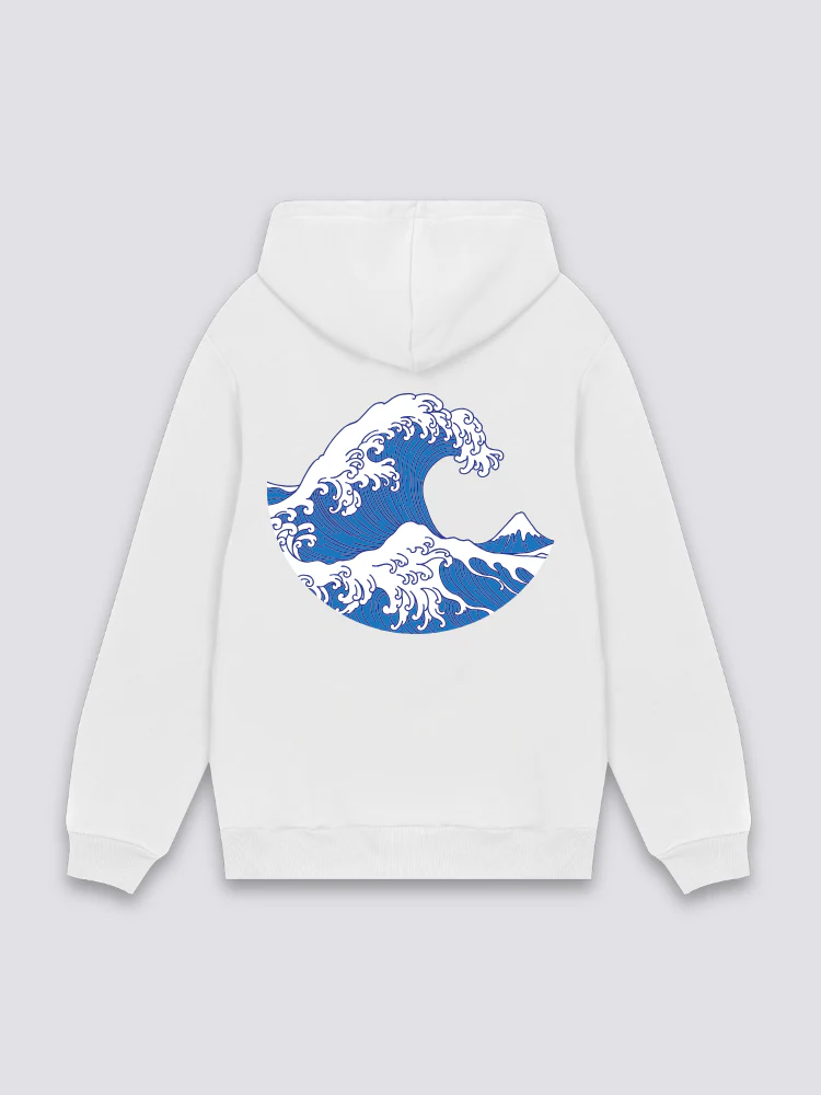 Japanese Kanagawa Hoodie - Image 2