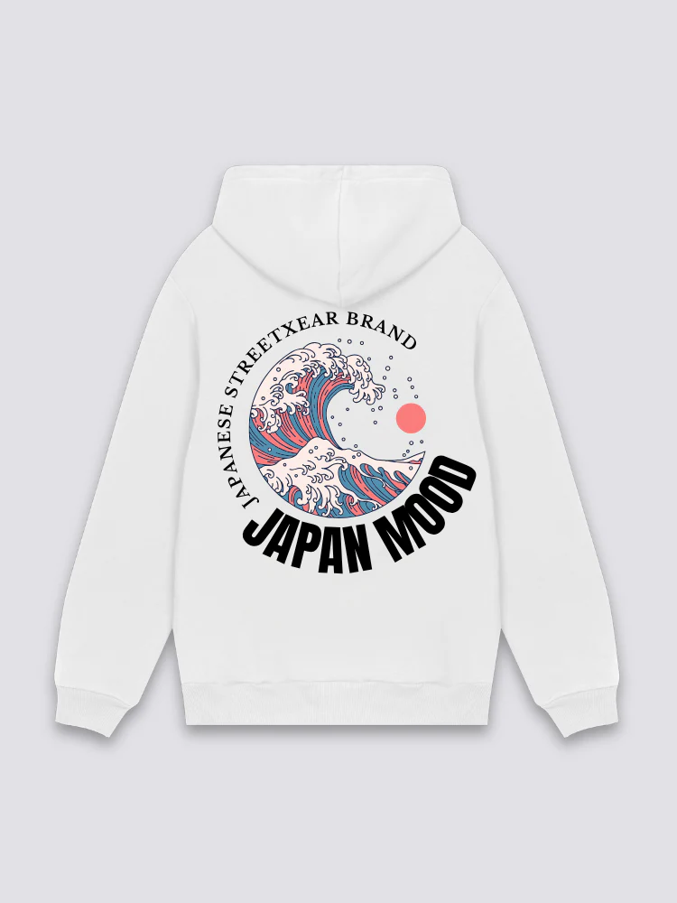 Japanese Kanagawa Wave Hoodie - Image 2