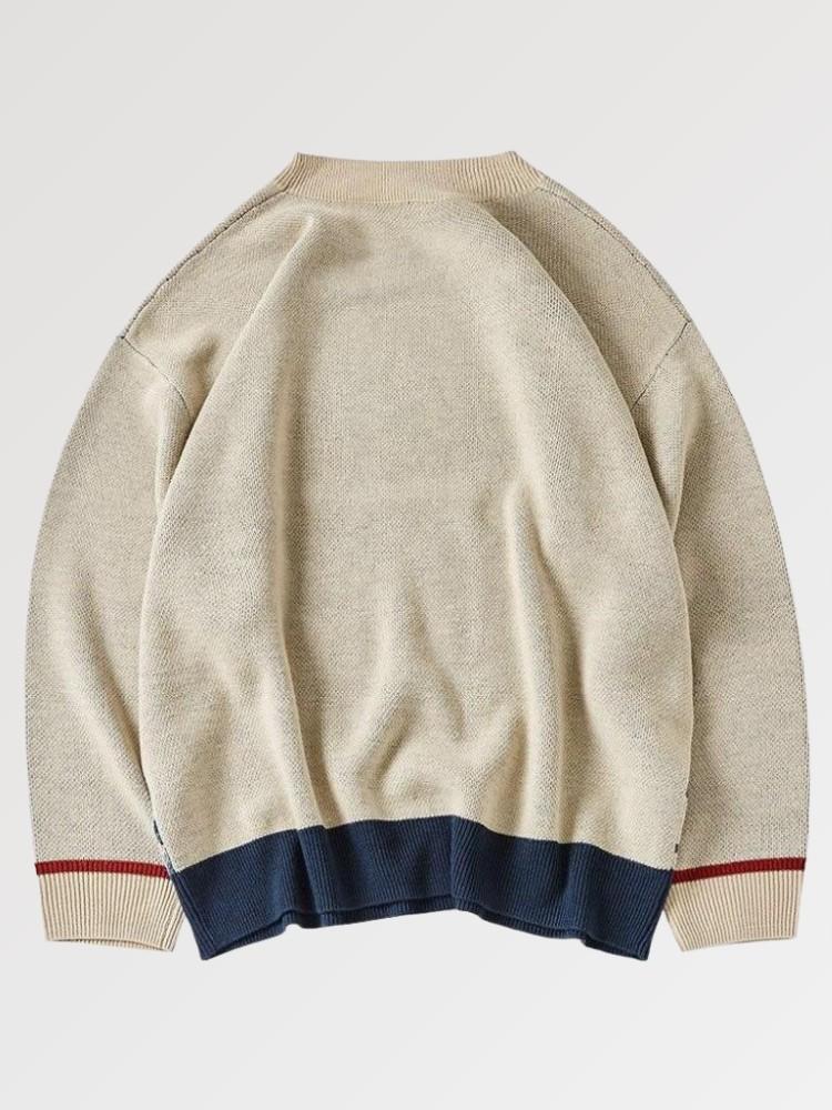 Japanese Kanagawa Wave Sweater 'Kappabashi' - Image 2