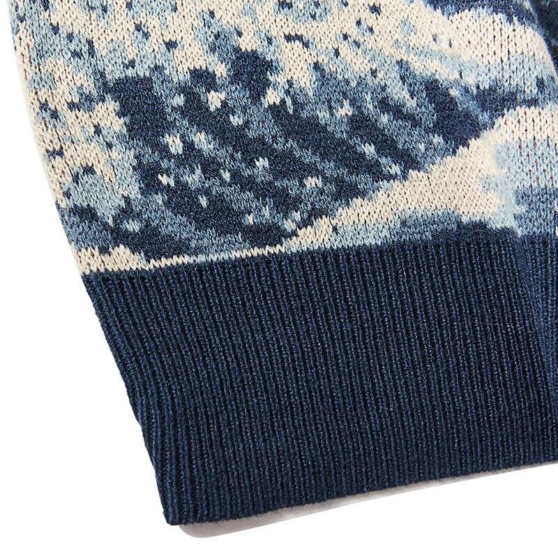 Japanese Kanagawa Wave Sweater 'Kappabashi' - Image 3