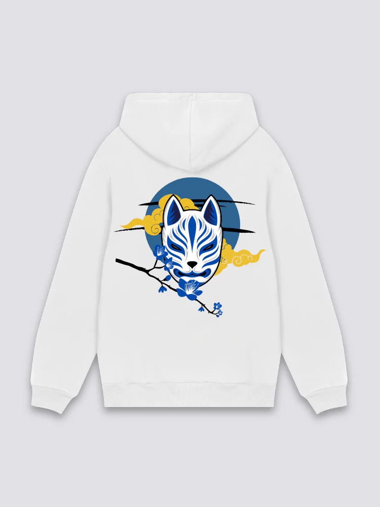 Japanese Kitsune Hoodie - Image 3
