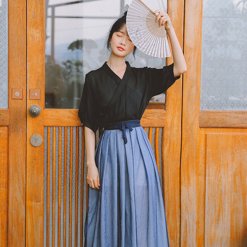 Japanese Long Dress 'Ogino' - Image 3