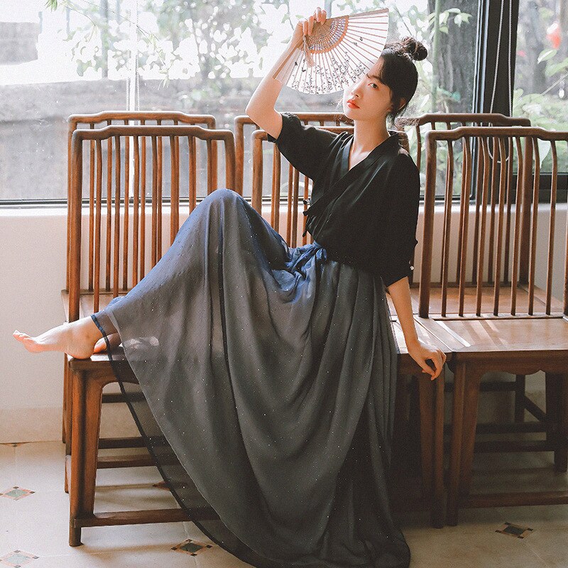 Japanese Long Dress 'Ogino' - Image 4