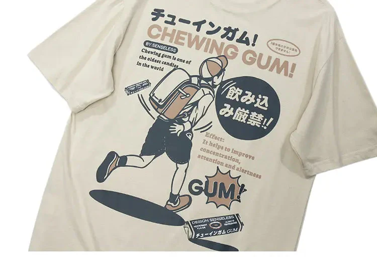 Japanese Oversize Shirt 'Chewing Gum' - Image 4