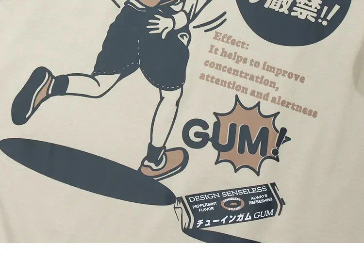 Japanese Oversize Shirt 'Chewing Gum' - Image 6