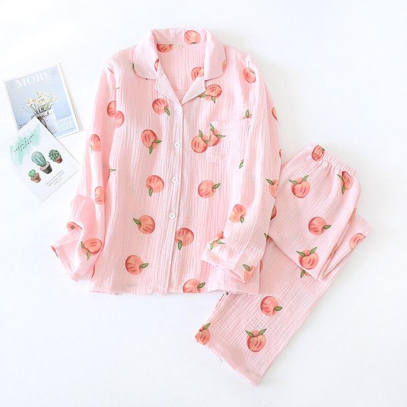 Japanese Pajamas Peach Pattern - Image 3