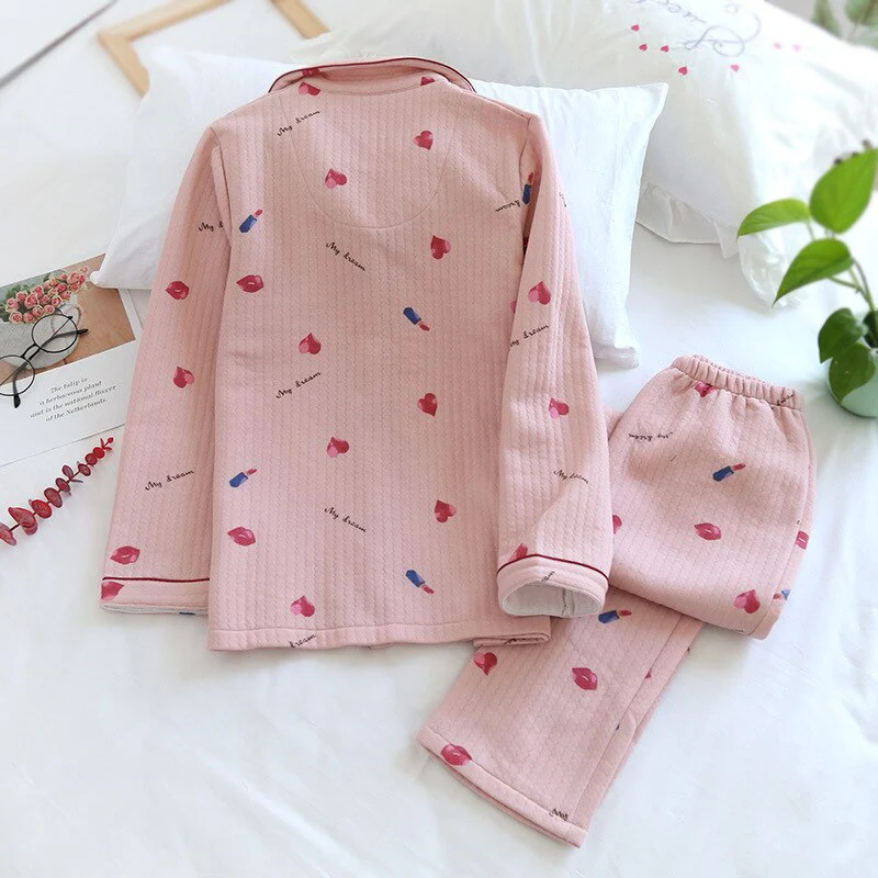 Japanese Pajamas Thick Cotton - Image 3