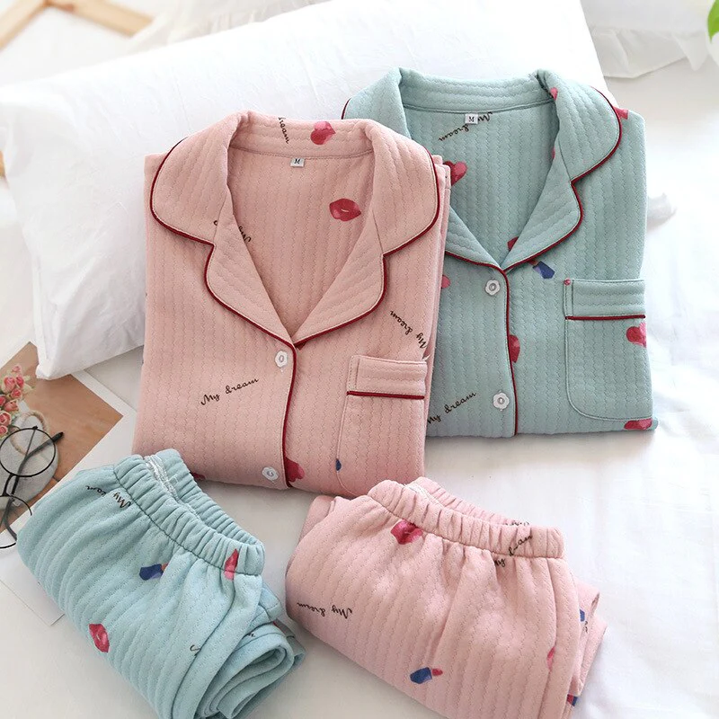 Japanese Pajamas Thick Cotton - Image 5