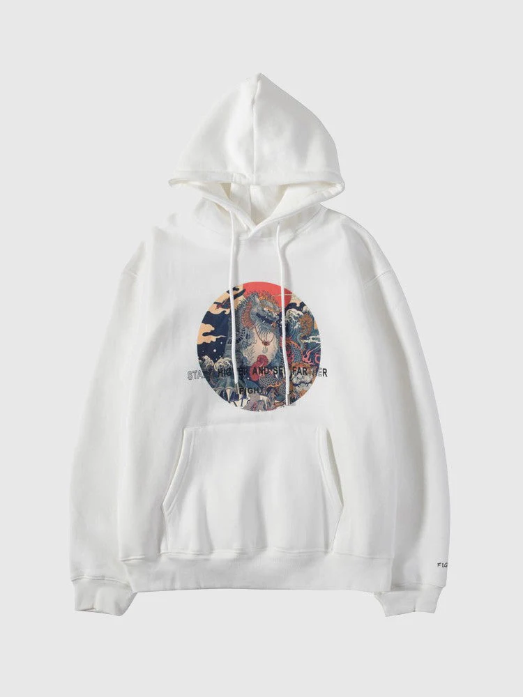 Japanese Pattern Hoodie 'Wahei' - Image 4