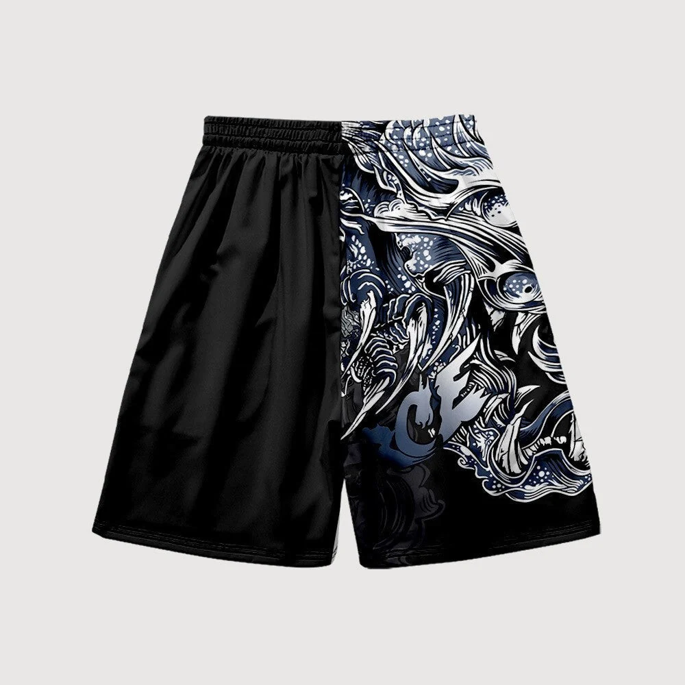 Japanese Pattern Shorts 'Sasori-Za' - Image 2