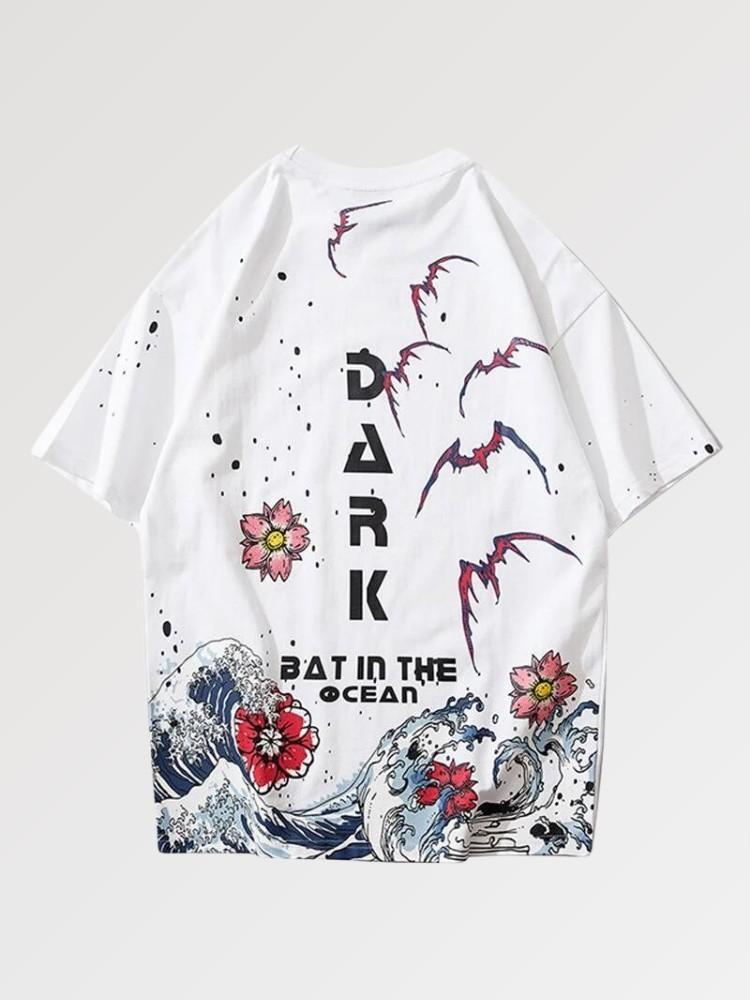 Japanese Shirt 'Bat in the Ocean' - Image 2