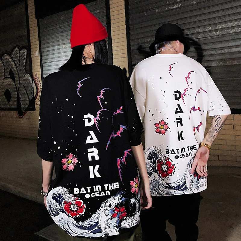 Japanese Shirt 'Bat in the Ocean' - Image 5
