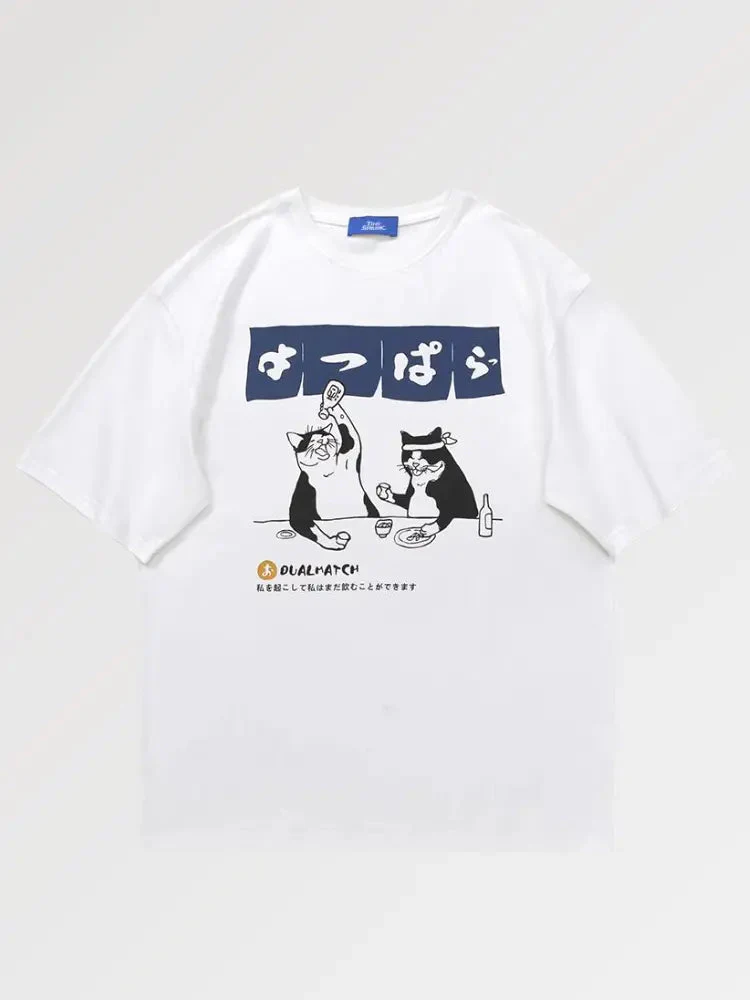 Japanese Shirt Cat Pattern 'Tokudai' - Image 2