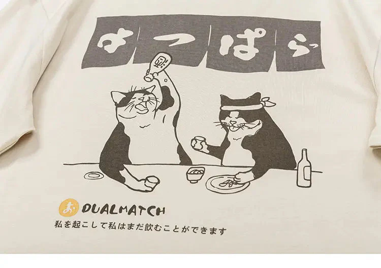 Japanese Shirt Cat Pattern 'Tokudai' - Image 3
