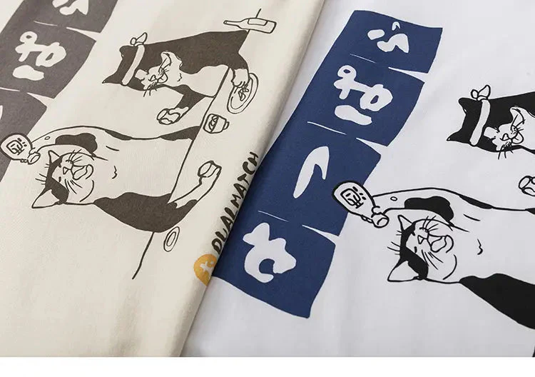 Japanese Shirt Cat Pattern 'Tokudai' - Image 5