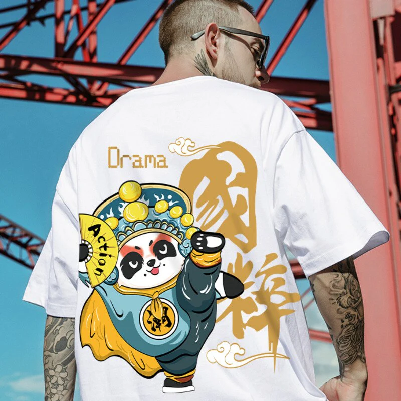 Japanese Shirt Panda 'Drama' - Image 3