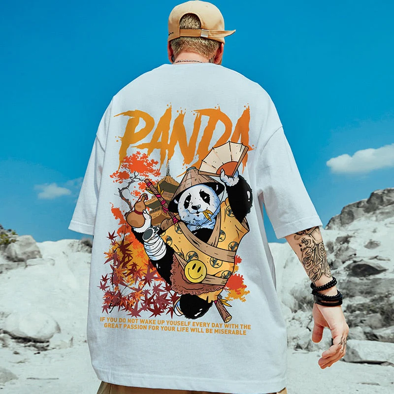 Japanese Shirt 'Samurai Panda' - Image 3