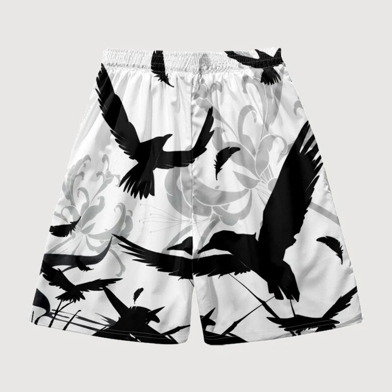 Japanese Shorts Birds Design 'Tori' - Image 2