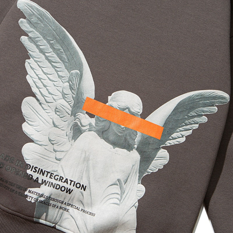 Japanese Streetwear Hoodie Angel Design 'Dozo' - Image 4