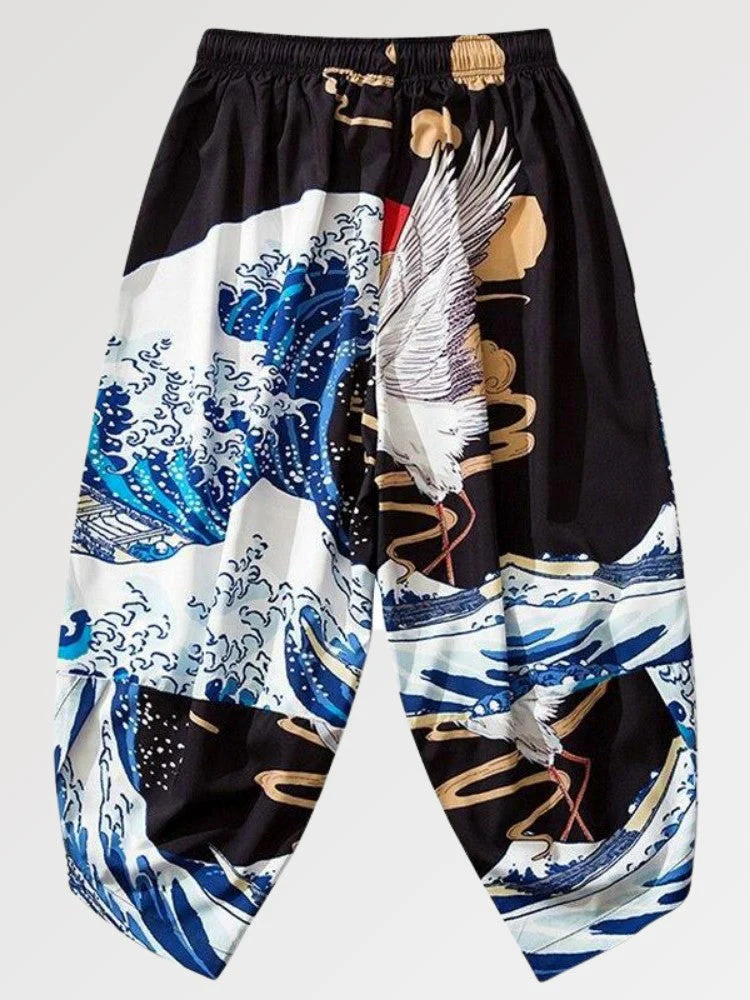 Japanese Streetwear Sweatpants 'Yuri' - Image 2