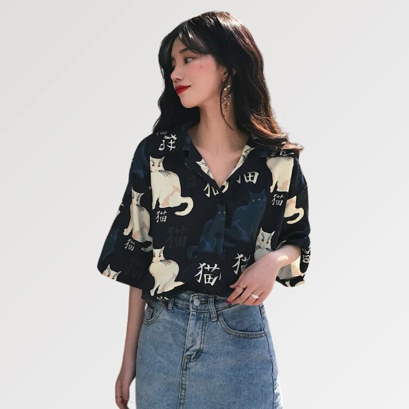 Japanese Style Blouse 'Nichino' - Image 3